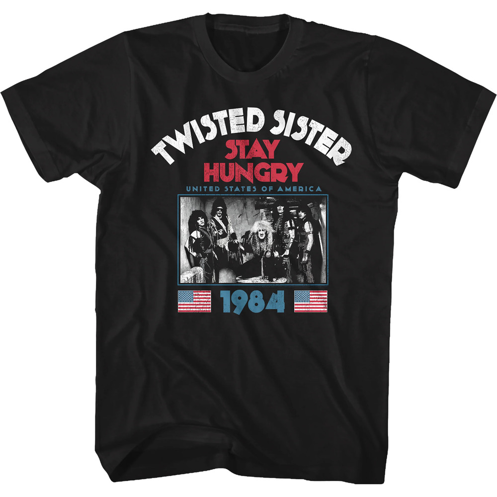 1984 Stay Hungry Tour Twisted Sister Tshirt